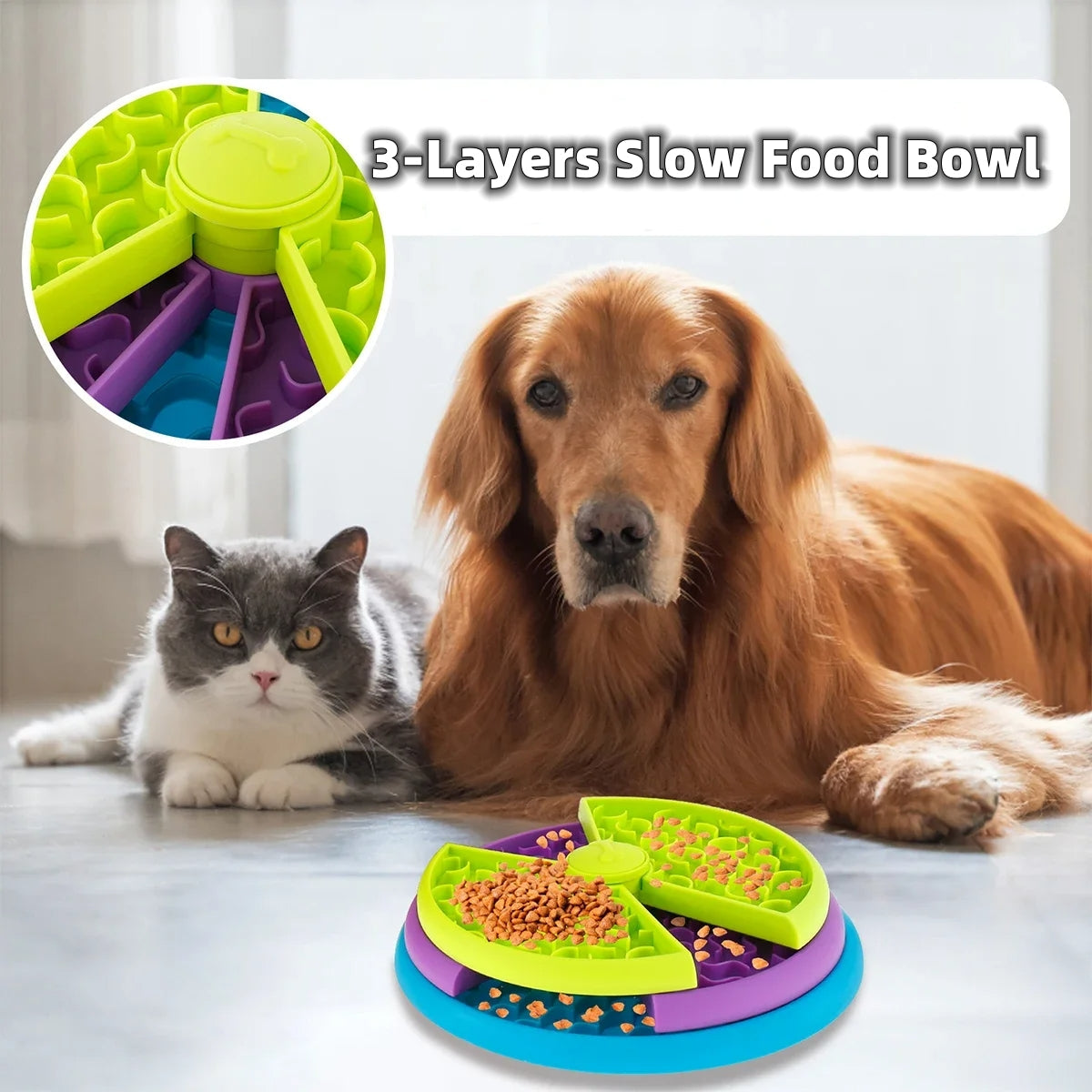 The Rotating Multi-Tier Puzzle Feeder | House of Play