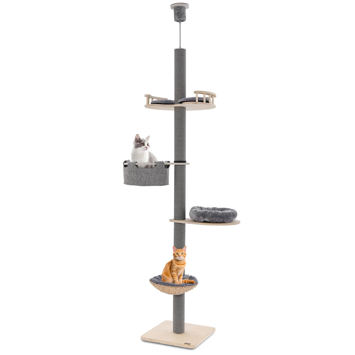 The Floor-to-Ceiling 5-Tier Cat Tower | House of Play