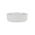 White ceramic bowl on a white background