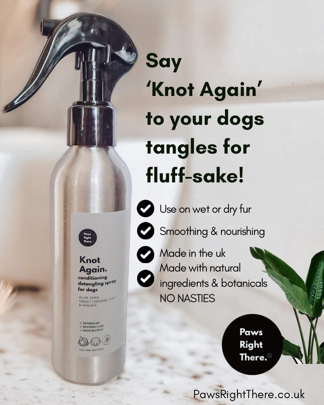 The Knot Again Detangling & Conditioning Spray | House of Cura