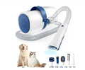 Pet grooming tool with attachments on a white background