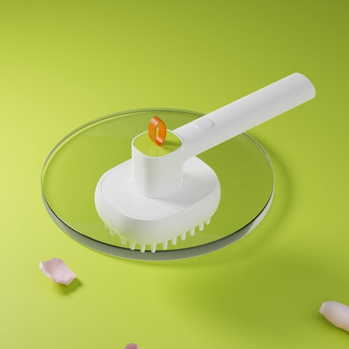 White kitchen tool on a green background