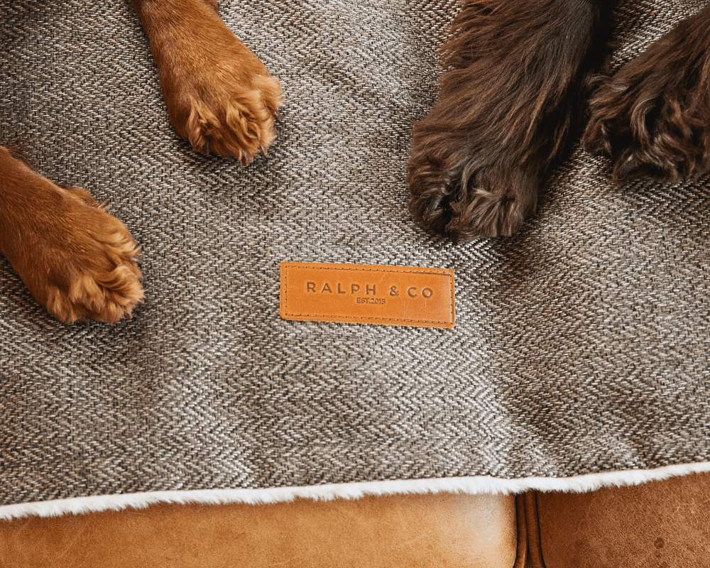 The Lincoln Luxury Reversible Tweed & Faux Fur Blanket | House of Terra