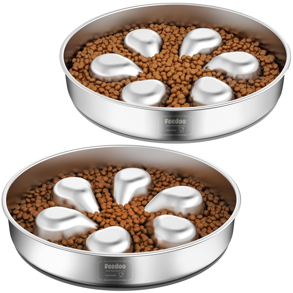 The Feedoo Stainless Slow Feeder System (2-Pack) | House of Play