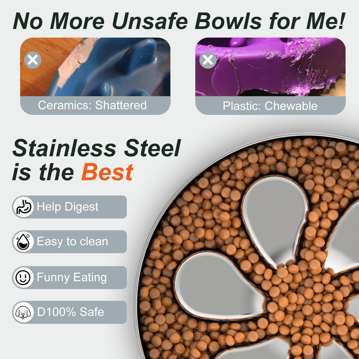 The Feedoo Stainless Slow Feeder System (2-Pack) | House of Play