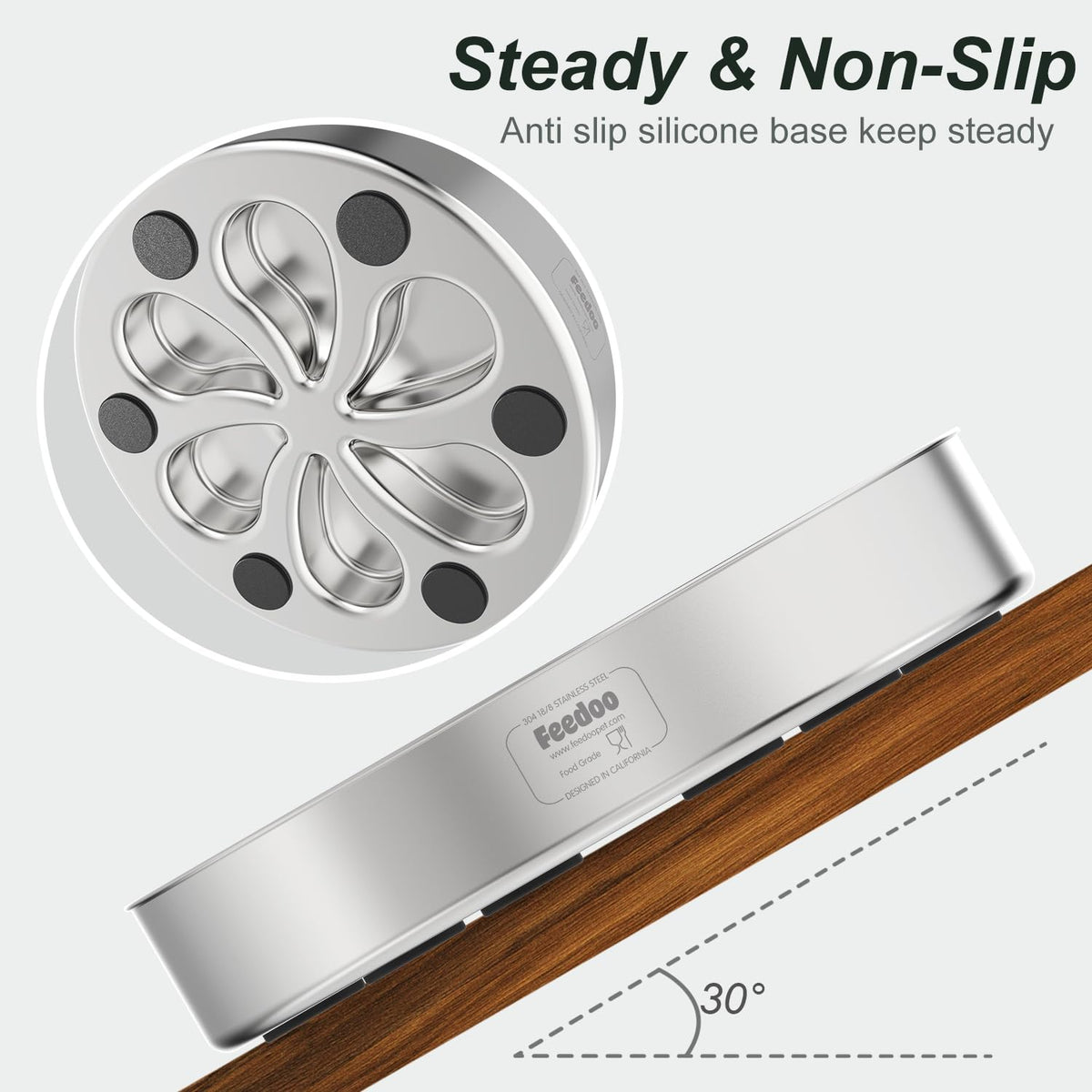 The Feedoo Stainless Slow Feeder System (2-Pack) | House of Play