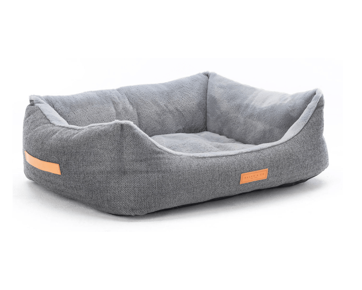 The Balmoral Luxury Herringbone Bolster Nest Bed | House of Terra