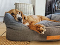 The Balmoral Luxury Herringbone Bolster Nest Bed | House of Terra