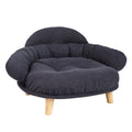 Pawz Elevated Pet Dog Cat Sofa Bed Couch XL Size Grey-0