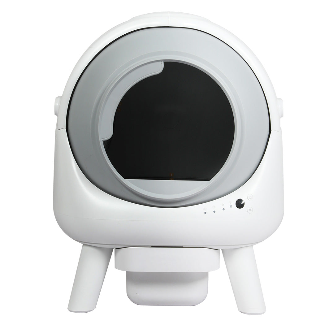 PaWz Smart Self Cleaning Cat Litter Box APP Control White-0