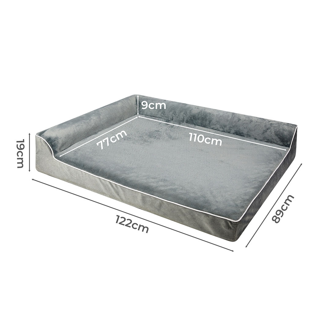 Pawz Orthopedic Dog Bed XXL Grey-1