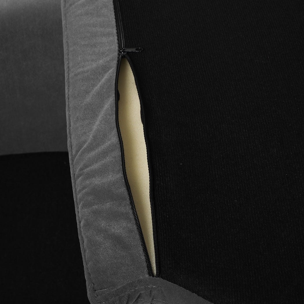 PaWz Luxury Elevated Sofa Anti-slip Grey-3