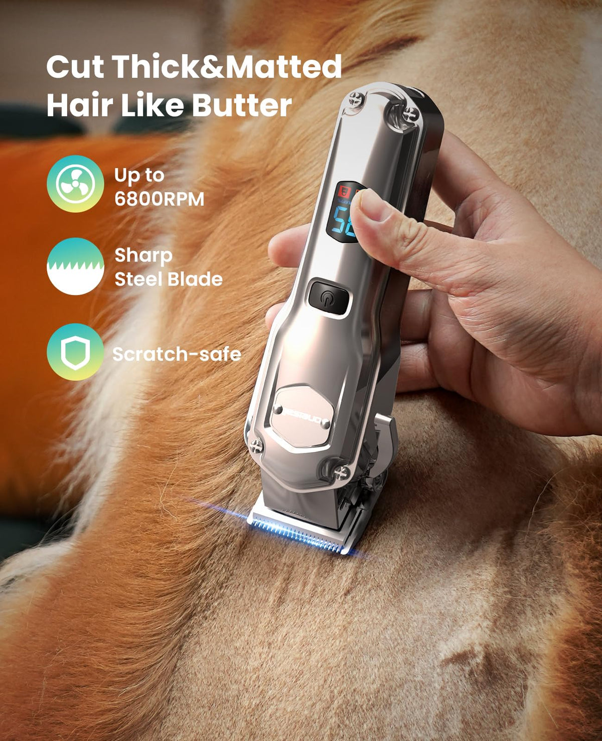 The Heavy-Coat Cordless Precision Clipper | House of Intel