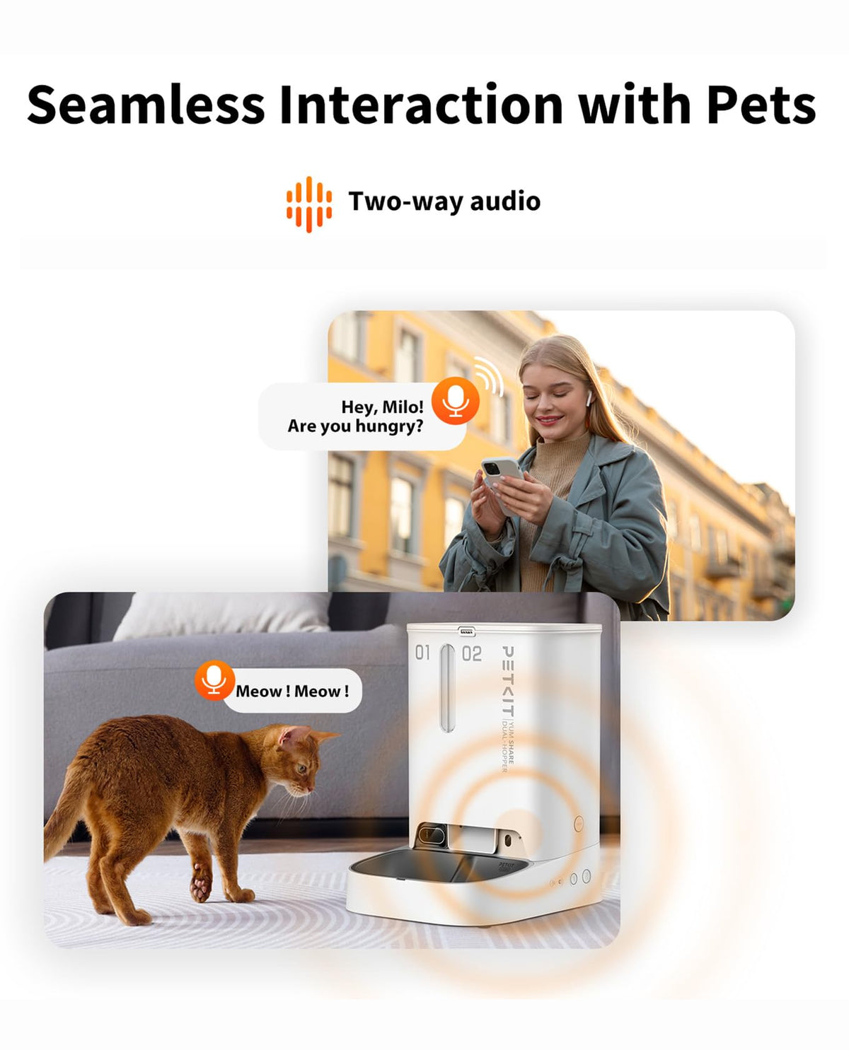 The PETKIT Yumshare Dual-Hopper Camera Feeder | House of Intel
