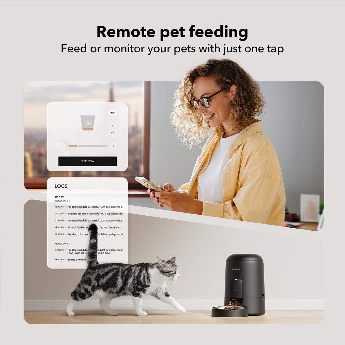 The PETLIBRO Air Automatic Cat Feeder (2L) | House of Intel