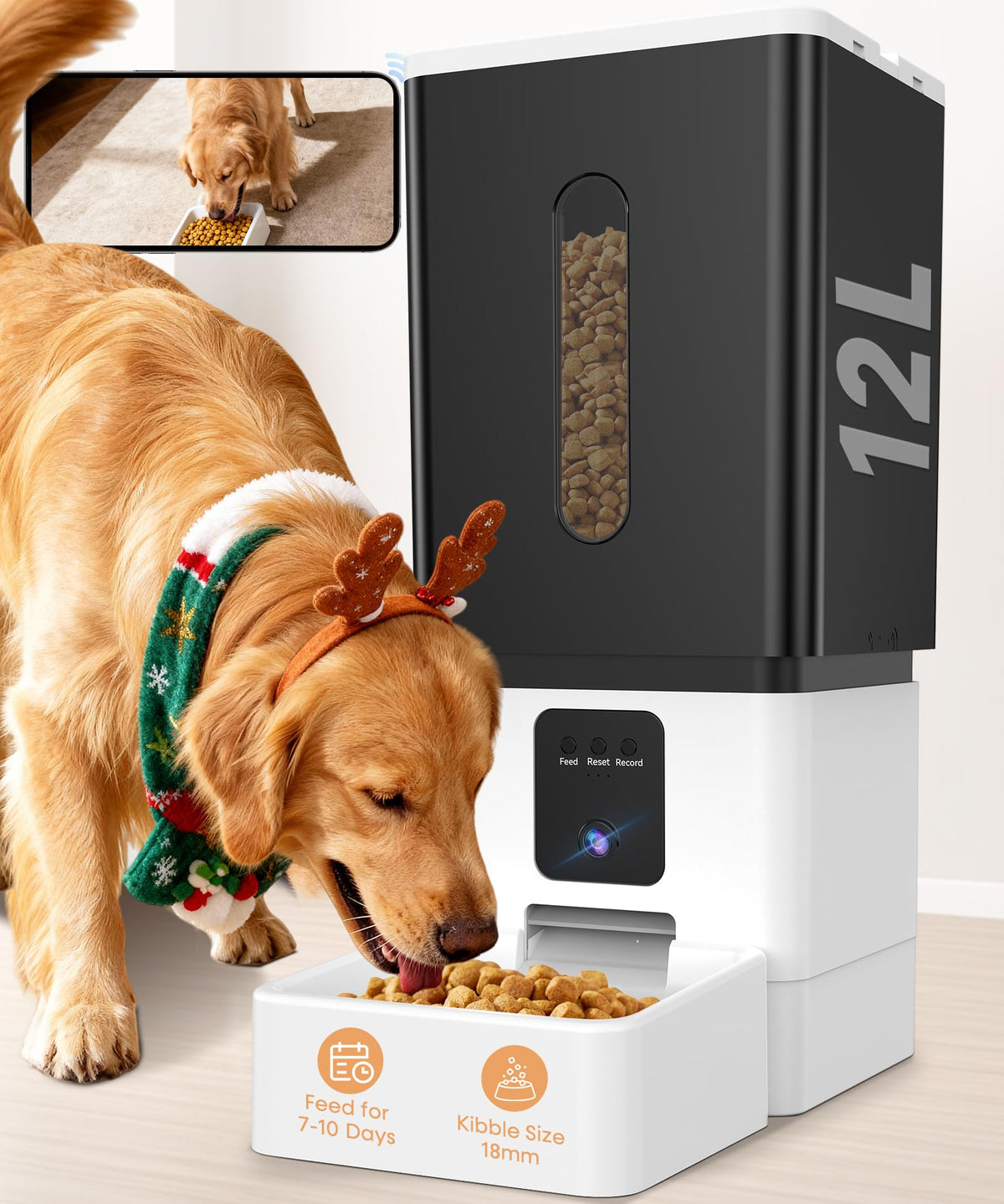 The UTCG 12L Large-Breed Smart Camera Feeder | House of Intel