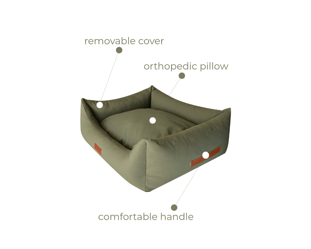 The Henley Bolster Bed | House of Terra